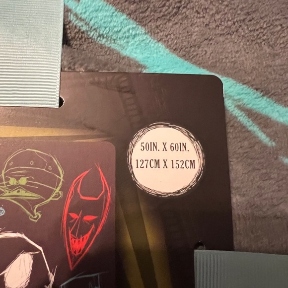 30th Anniversary Nightmare before Christmas Throw Blanket - Picture 2 of 4